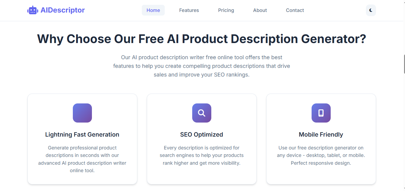 Product Description Generation